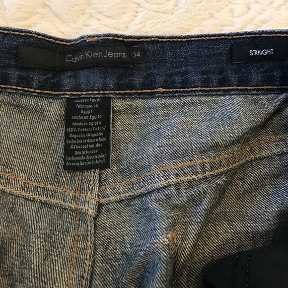 Calvin Klein straight size 34/34 - Picture 7 of 8